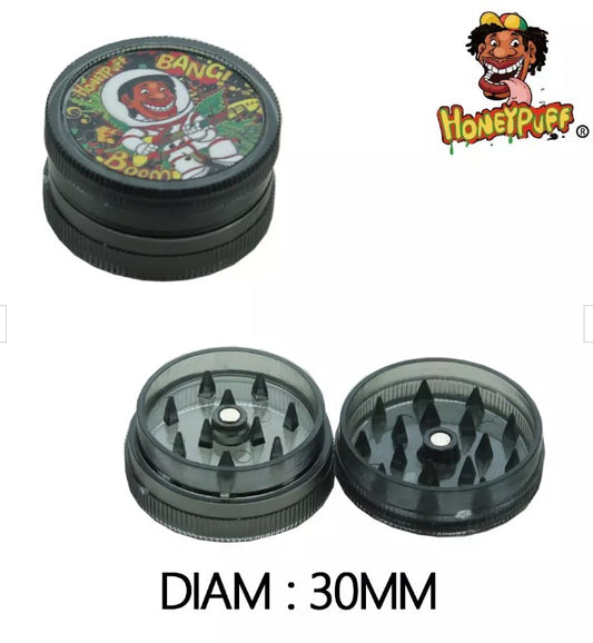 Kit fumeur HoneyPuff Pipe en verre + Grinder